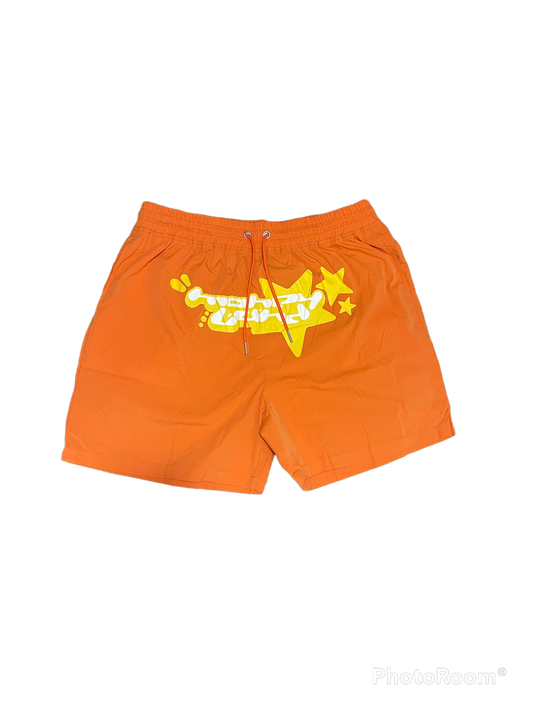 “FallenStar” Orange Shorts