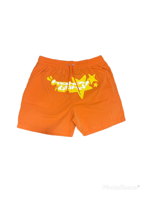 “FallenStar” Orange Shorts